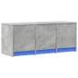 Preview: TV-Schrank LED Betongrau 97x34x40 Holzwerkstoff