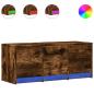 Preview: TV-Schrank LED Räuchereiche 97x34x40 cm Holzwerkstoff