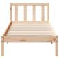 Preview: Massivholzbett Extra Lang ohne Matratze 80x210 cm Kiefernholz