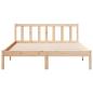 Preview: Massivholzbett Extra Lang ohne Matratze 140x210 Kiefernholz