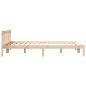 Preview: Massivholzbett Extra Lang ohne Matratze 140x210 Kiefernholz