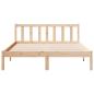 Preview: Massivholzbett Extra Lang ohne Matratze 140x220 Kiefernholz