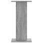 Preview: Lautsprecherständer 2 Stk. Grau Sonoma 30x30x60cm Holzwerkstoff
