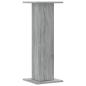 Preview: Lautsprecherständer 2 Stk. Grau Sonoma 30x30x80cm Holzwerkstoff