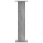 Preview: Lautsprecherständer 2 Stk. Grau Sonoma 30x30x95cm Holzwerkstoff