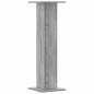 Preview: Lautsprecherständer 2 Stk. Grau Sonoma 30x30x95cm Holzwerkstoff