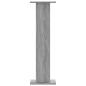 Preview: Lautsprecherständer 2 Stk. Grau Sonoma 30x30x95cm Holzwerkstoff
