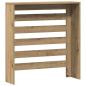 Preview: Heizkörperverkleidung Artisan-Eiche 78x20x82 cm Holzwerkstoff