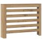 Preview: Heizkörperabdeckung Eiche 104 x 20 x 82 cm Holzwerkstoff