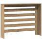 Preview: Heizkörperabdeckung Eiche 104 x 20 x 82 cm Holzwerkstoff