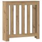Preview: Heizkörperverkleidung Artisan-Eiche 78x20x82 cm Holzwerkstoff