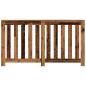 Preview: Heizkörperverkleidung Altholz-Optik 149x20x82 cm Holzwerkstoff