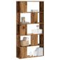 Preview: ARDEBO.de - B?cherregal 5 B?den Altholz 80,5x23,5x162,5 cm Holzwerkstoff