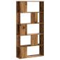 Preview: B?cherregal 5 B?den Altholz 80,5x23,5x162,5 cm Holzwerkstoff