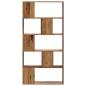 Preview: B?cherregal 5 B?den Altholz 80,5x23,5x162,5 cm Holzwerkstoff