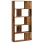 Preview: B?cherregal 5 B?den Altholz 80,5x23,5x162,5 cm Holzwerkstoff