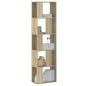 Preview: ARDEBO.de - Bücherregal 5 Böden Sonoma-Eiche 45x23,5x162,5 cm Holzwerkstoff