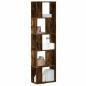 Preview: ARDEBO.de - Bücherregal 5 Böden Räuchereiche 45x23,5x162,5 cm Holzwerkstoff