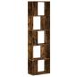 Preview: Bücherregal 5 Böden Räuchereiche 45x23,5x162,5 cm Holzwerkstoff