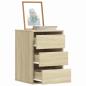 Preview: ARDEBO.de - Kommode Sonoma-Eiche 40x41x58 cm Holzwerkstoff