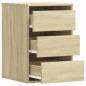 Preview: Kommode Sonoma-Eiche 40x41x58 cm Holzwerkstoff