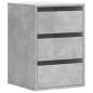 Preview: Kommode Betongrau 40x41x58 cm Holzwerkstoff