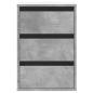 Preview: Kommode Betongrau 40x41x58 cm Holzwerkstoff
