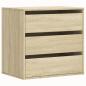 Preview: Kommode Sonoma-Eiche 60x41x58 cm Holzwerkstoff