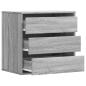 Preview: Kommode Grau Sonoma 60x41x58 cm Holzwerkstoff
