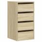 Preview: Kommode Sonoma-Eiche 40x41x76 cm Holzwerkstoff