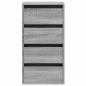 Preview: Kommode Grau Sonoma 40x41x76 cm Holzwerkstoff