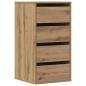 Preview: Kommode Artisan-Eiche 40x41x76 cm Holzwerkstoff