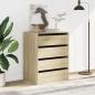 Preview: Kommode Sonoma-Eiche 60x41x76 cm Holzwerkstoff