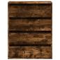 Preview: Kommode Räuchereiche 60x41x76 cm Holzwerkstoff