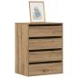 Preview: Kommode Artisan-Eiche 60x41x76 cm Holzwerkstoff