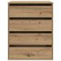 Preview: Kommode Artisan-Eiche 60x41x76 cm Holzwerkstoff
