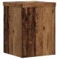 Preview: Pflanzenständer 2 Stk. Altholz-Optik 15x15x20 cm Holzwerkstoff