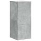 Preview: Pflanzenständer 2 Stk. Betongrau 30x30x70 cm Holzwerkstoff
