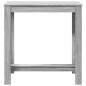 Preview: Bartisch Grau Sonoma 102x50x103,5 cm Holzwerkstoff