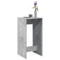 Preview: ARDEBO.de - Bartisch Betongrau 51x50x103,5 cm Holzwerkstoff