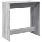 Preview: Bartisch Grau Sonoma 102x50x103,5 cm Holzwerkstoff