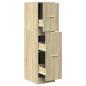 Preview: Apothekerschrank Sonoma-Eiche 30x41x118 cm Holzwerkstoff