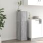 Preview: Apothekerschrank Grau Sonoma 30x41x118 cm Holzwerkstoff