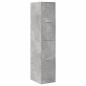 Preview: Apothekerschrank Betongrau 30x41x144,5 cm Holzwerkstoff