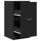 Preview: Apothekerschrank Schwarz 40x41x77,5 cm Holzwerkstoff
