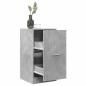 Preview: ARDEBO.de - Apothekerschrank Betongrau 40x41x77,5 cm Holzwerkstoff
