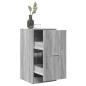 Preview: ARDEBO.de - Apothekerschrank Grau Sonoma 40x41x77,5 cm Holzwerkstoff