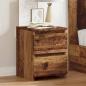 Preview: Nachttische 2 Stk. Altholz-Optik 30×30×40 cm Holzwerkstoff