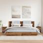 Preview: Nachttische 2 Stk. Altholz-Optik 30×30×40 cm Holzwerkstoff
