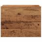Preview: Wand-Nachttische 2 Stk. Altholz-Optik 40x32x30 cm